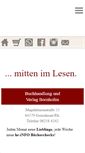 Mobile Screenshot of buchhandlung-bornhofen.de